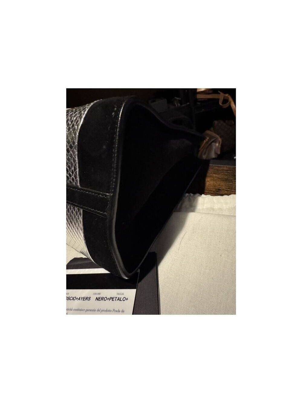 Prada Camoscio Ayers 2 Way Tote, Dust Bag - Picture 15 of 16